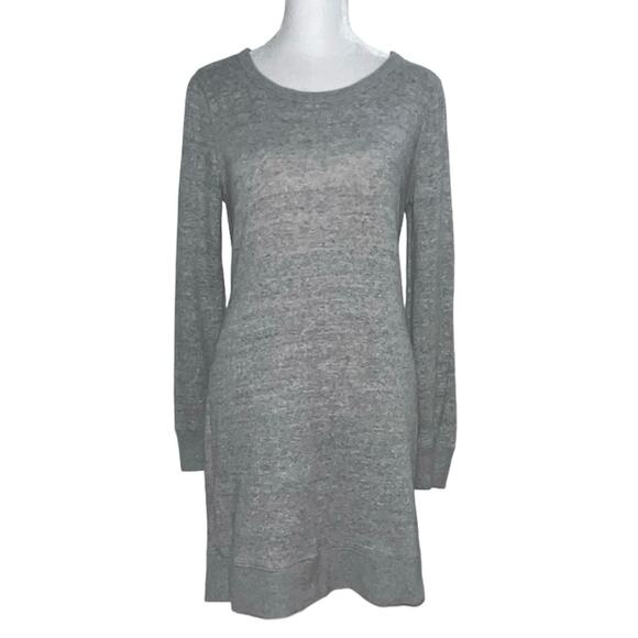 BCBGMaxazria Women’s Gray Long Sleeve Cut Out Backless Dress Size XS Stretch - Picture 1 of 5